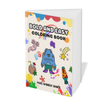 Bold and Easy Coloring Book for Kids